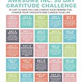 Simple 30-Day Gratitude Challenge
