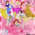 Siuate Birthday Princess Clip Art