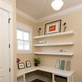 Small Corner Built in Desk