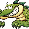 Smiling Animated Crocodile