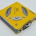 Sony MiniDisc Player Yellow