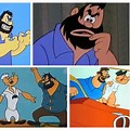 Split Beard Cartoon Characters