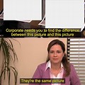 Spot the Difference Office Meme Template