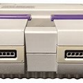 Super Nintendo Front View with Controller