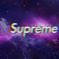 Supreme Logo Galaxy Wallpaper