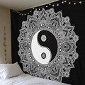 Tapestry Wall Hangings Black and White