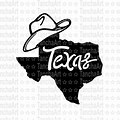 Texas Cowboy Hat Logo