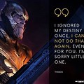 Thanos Quotes Wall Posters