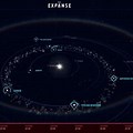 The Expanse Series Solar System Map