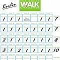The Great Walk Challenge Calendar
