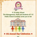 The TVs School Annual Day Invitation