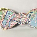 Times Square Map Bow Tie Shape