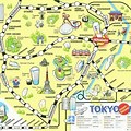 Tokyo JR Map Tourist Attractions