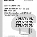Toshiba TV DVD Combo Manual