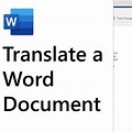 Translate a Word Document