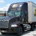 UPS Trailer Delivery Truck