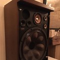 Vintage JVC Speakers Wood