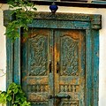 Vintage Wood Front Door