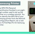 WPS PIN On Samsung Printer