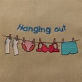 Washing Line Embroidery Designs