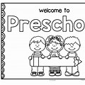 Welcome to Preschool Letter Cut Out