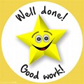 Well Done Star Stickers