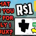 What Can You Buy with 1 ROBUX