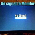 What Do You Call ATV Screen with No Signal