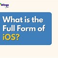 What Is the Full Form of iOS