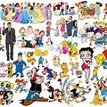 White Cartoon Characters Well Known