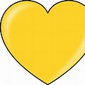 Yellow Shape Heart Clip Art