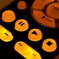 Yellow and Black Remote Control Buttons