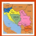 Yugoslavia in Eastern Europe On Map