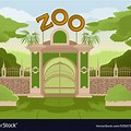 Zoo Gate Cartoon Clip Art