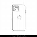 iPhone 15 Pro Outline