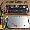 iPhone 6s Interior Water Damage