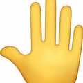 iPhone Hand. Emoji Transparent Background