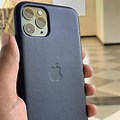 iPhone Midnight Blue Leather Case