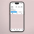 iPhone PNG for Instagram Mockup