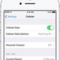 iPhone Share Cellular Data