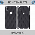 iPhone X Skin Template