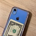 iPhone XR Blue with Clear Case