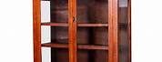 Antique Mission Style Display Cabinet