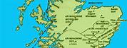 11th Century Scotland Map