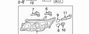 2010 Toyota Camry Interior Parts Diagram