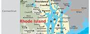 50 States Map Rhode Island