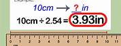 75 Cm to Inches Person