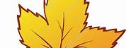 A Tall Tree with Yellow Leaves Cartoon