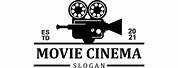 Abstract Movie Camera Logo