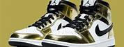 Air Jordan Shoes Gold